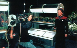 Star Trek Gallery - janeway_filming_fury.jpg