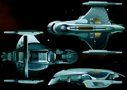 Star Trek Gallery - romulan-shuttle-3views.jpg